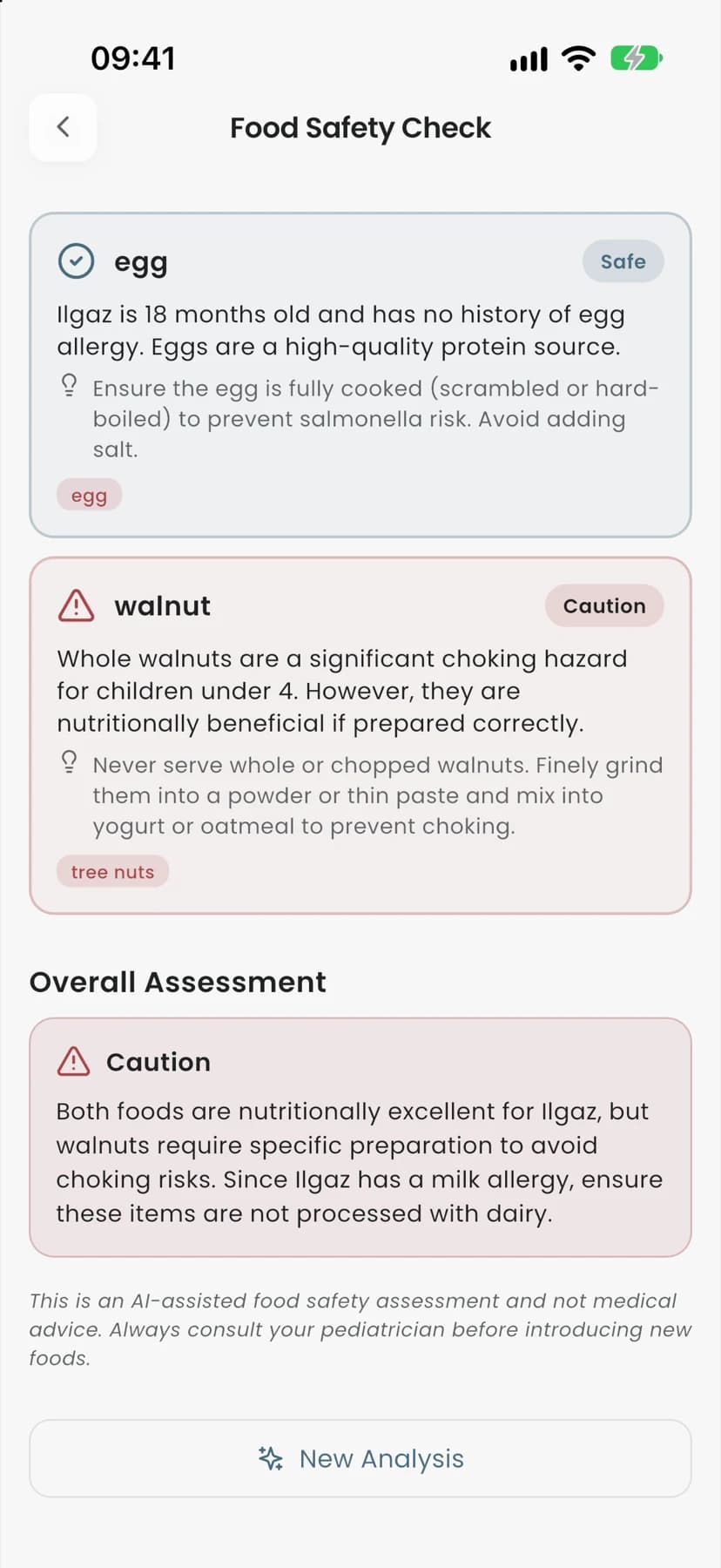 Food safety result: egg is safe, a caution on walnuts